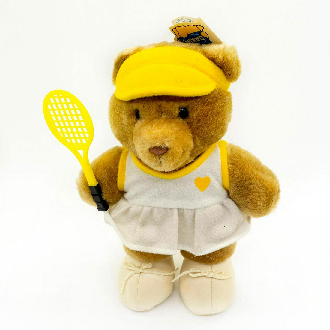 Dakin Vintage Collectable Teddy Bear, Tennis Love (1 of 3)