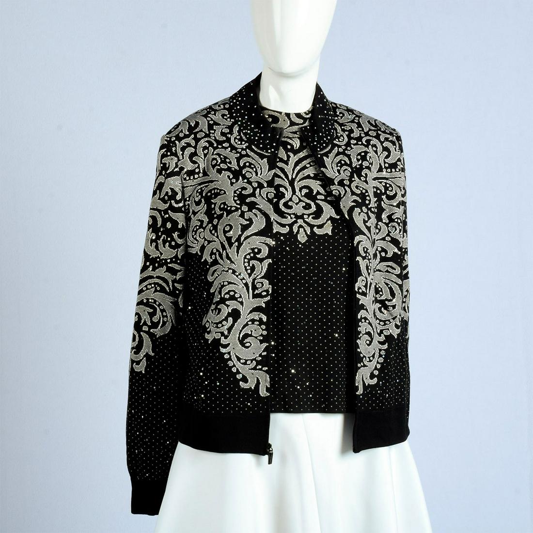 St. John Black Jacket and Sleeveless Top (1 of 7)