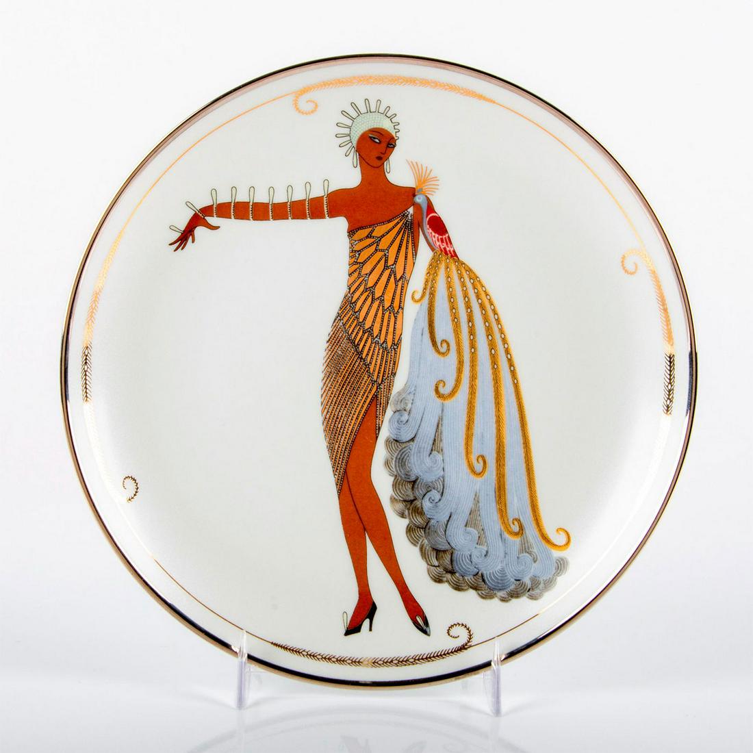 Franklin Mint House of Erte Collector Plate, Diva II (1 of 2)
