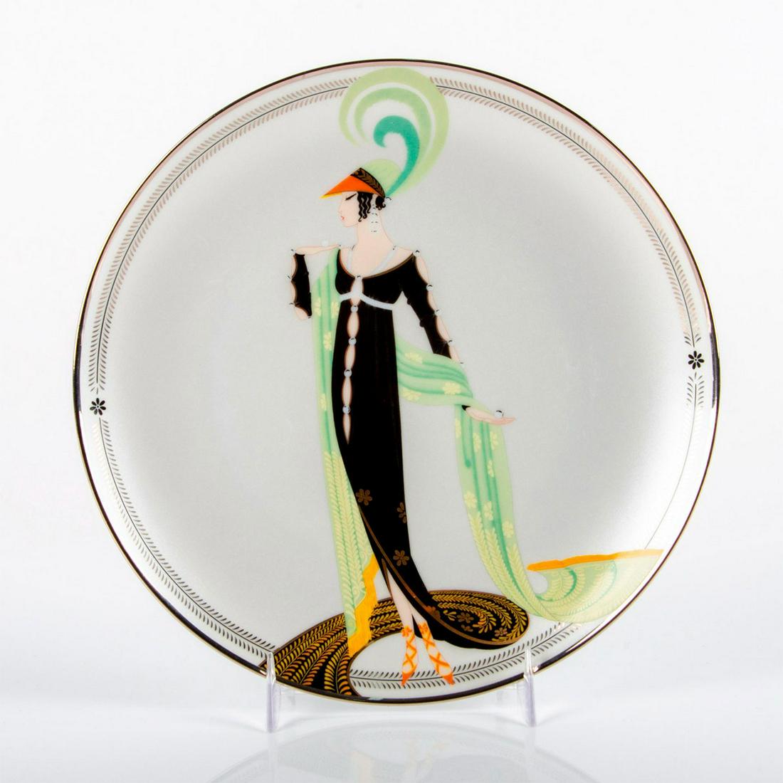 Franklin Mint House of Erte Collector Plate, Directoire (1 of 2)