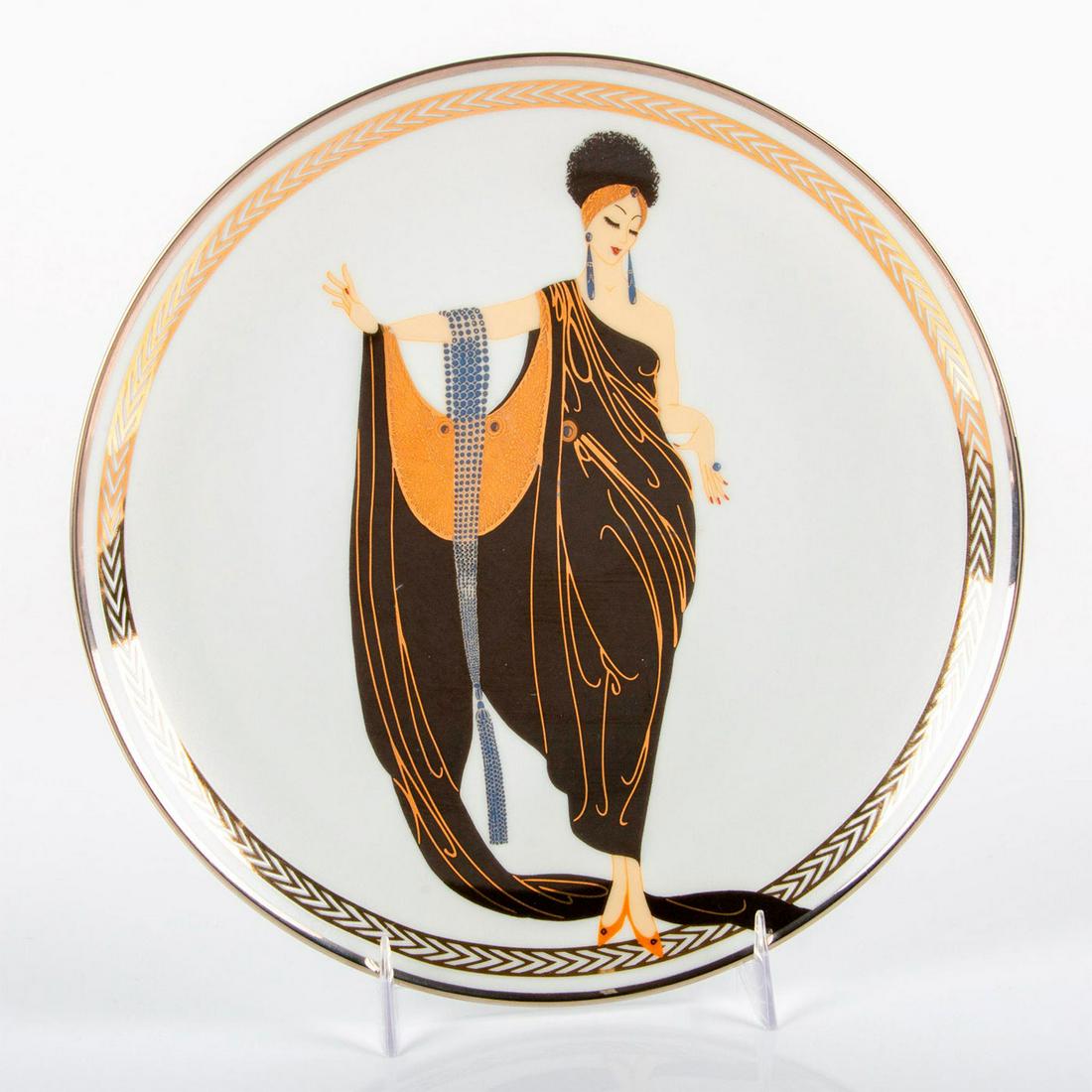 Franklin Mint House of Erte Collector Plate, Glamour (1 of 2)