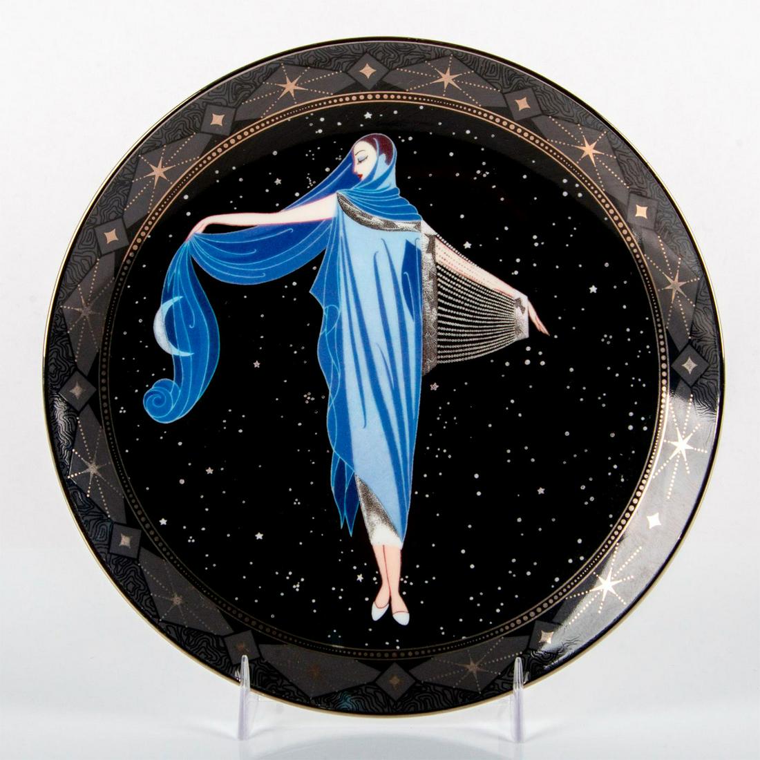 Royal Doulton House of Erte Collector Plate, Moonlight (1 of 2)