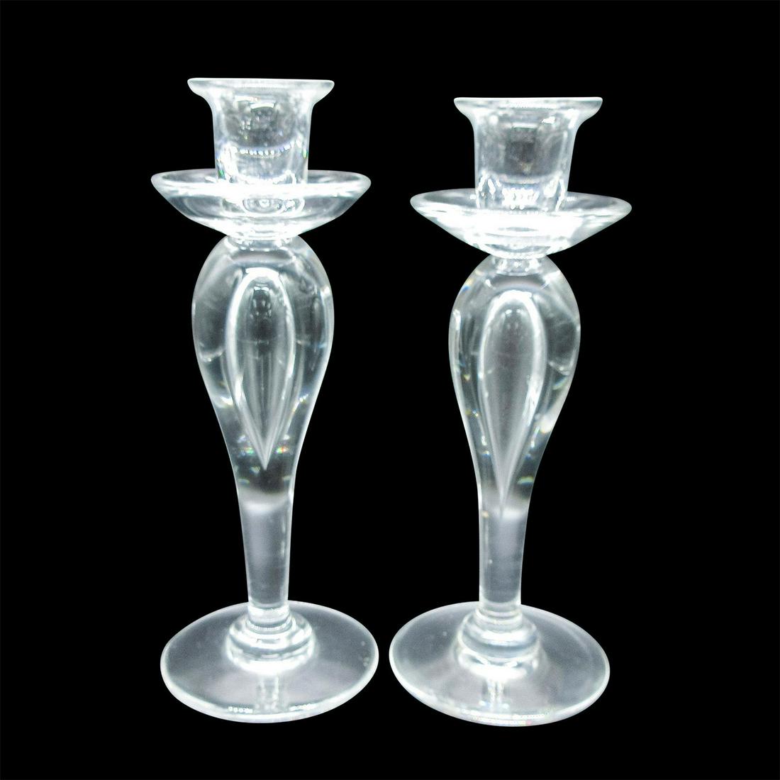 2 St Louis Crystal Candlesticks, Sirius (1 of 4)