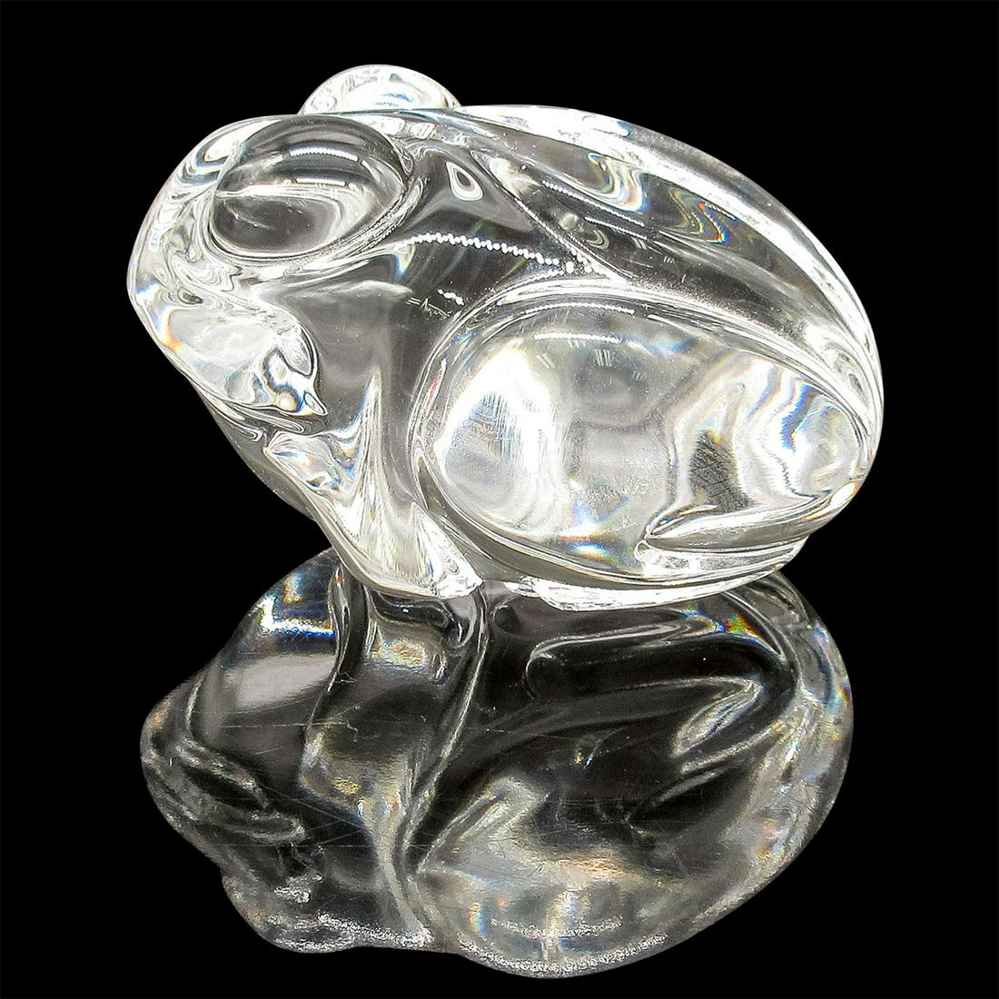 Steuben Crystal Green Butterfly Paperweight (1 of 4)