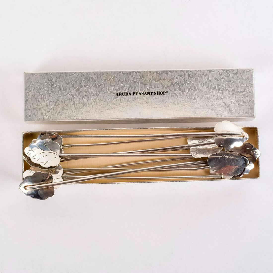 10pc Sterling Silver Iced Tea Spoon Set (1 of 4)