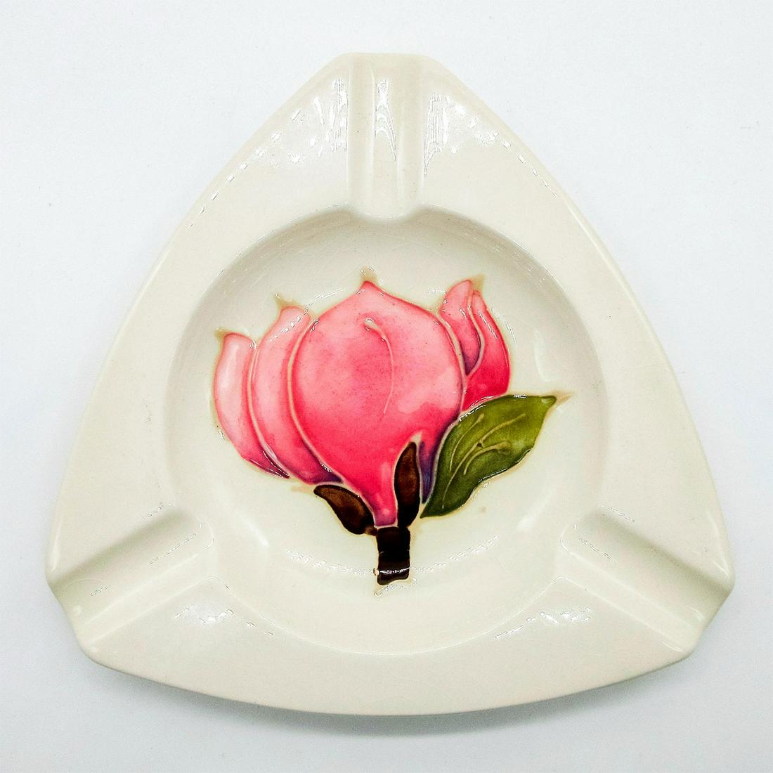 Moorcroft Pottery Ceramic Ashtray, Magnolia Pattern (1 of 4)