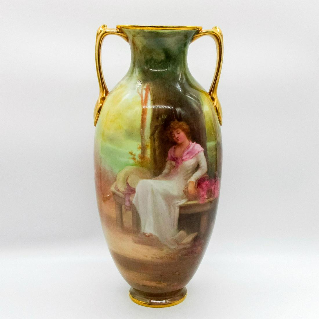 Doulton Burslem Leslie Johnson Vase, A Reverie, Autumn (1 of 7)