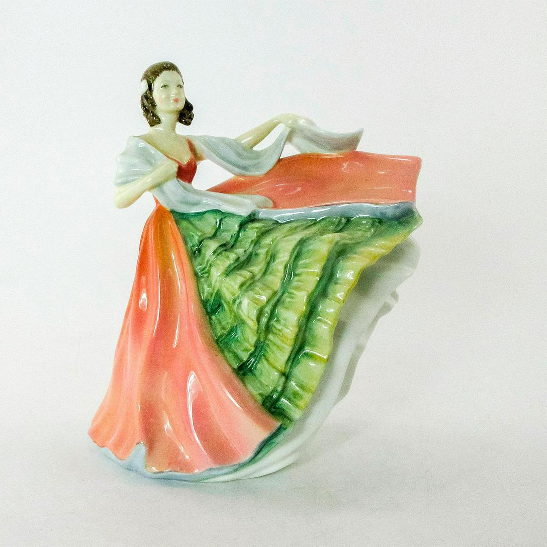 Ann HN3259 - Royal Doulton Figurine: Series: Classic Pretty Ladies. Royal Doulton backstamp. Artist: Douglas V. Tootle Issued: 1990-1996 Dimensions: 8"H Manufacturer: Royal Doulton Country of Origin: England
