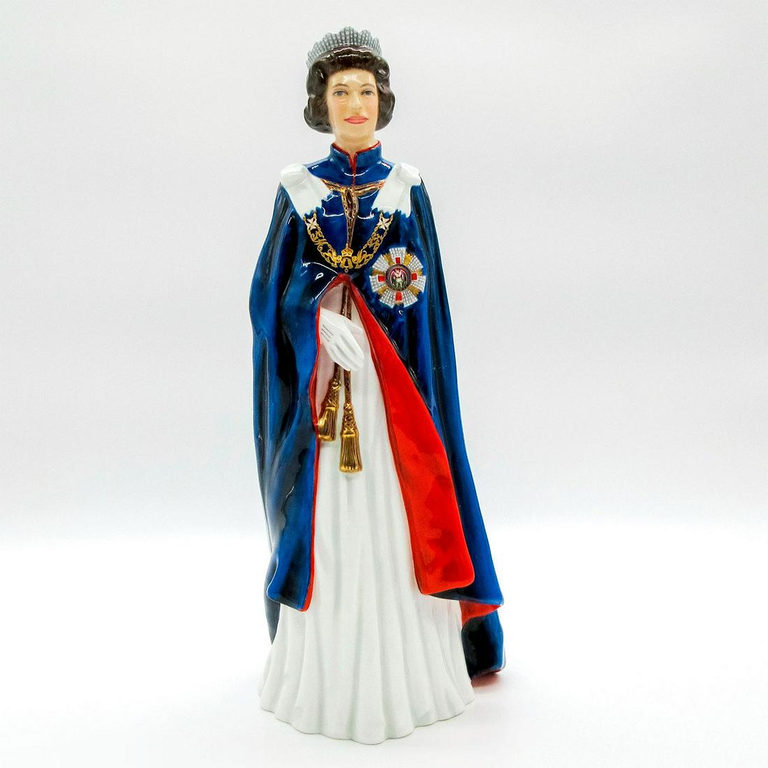 Queen Elizabeth II HN2878 - Royal Doulton Figurine: Limited edition 948 of 2,500. Eric J. Griffiths signature on the bottom. Royal Doulton backstamp. Weight - 1lb 3.0oz. Good condition. To celebrate the 30th anniversary of the Coronation of Queen Eliza