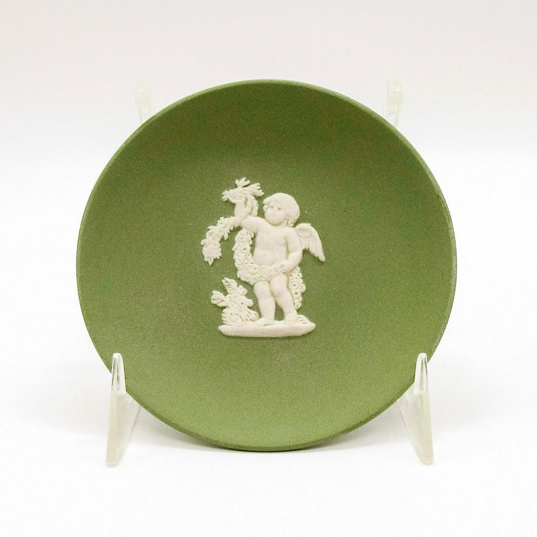 Wedgwood Celadon Green Jasperware, Small Tray (1 of 4)