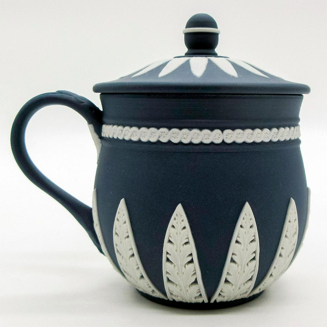 Wedgwood Portland Blue Jasperware, Custard Cup (1 of 7)