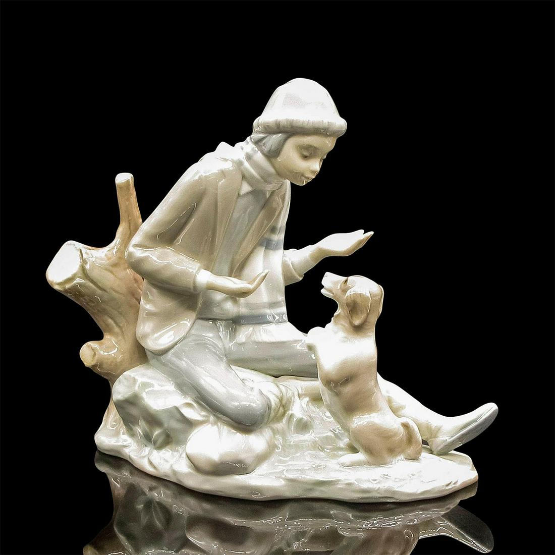 Nao By Lladro Figurine, Lesson For The Dog #140 (1 of 3)