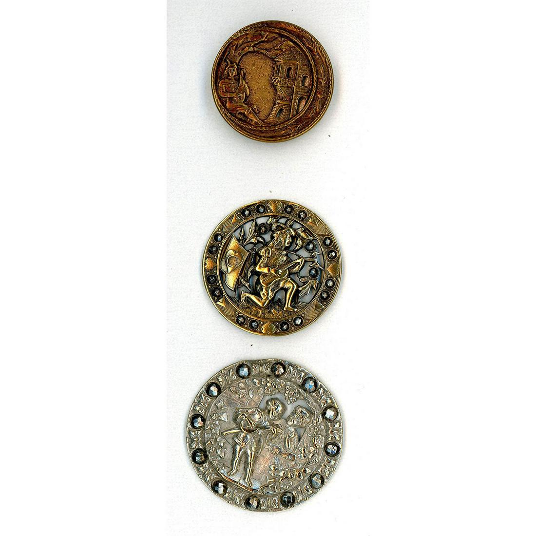 A SMALL CARD OF DIVISION ONE PICTURE BUTTONS (1 of 5)