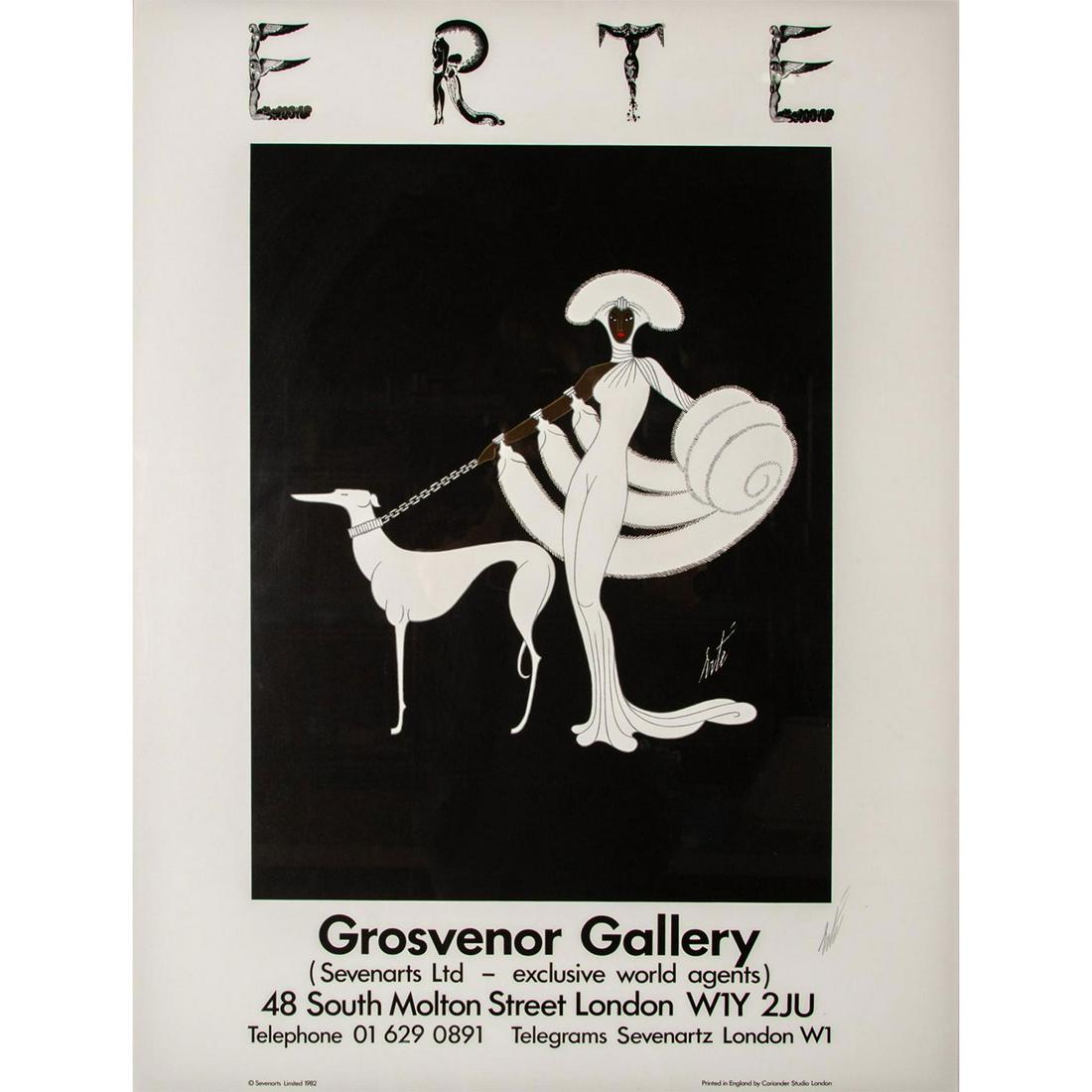 Erte (French, 1892-1990) Signed Lithograph Poster (1 of 8)