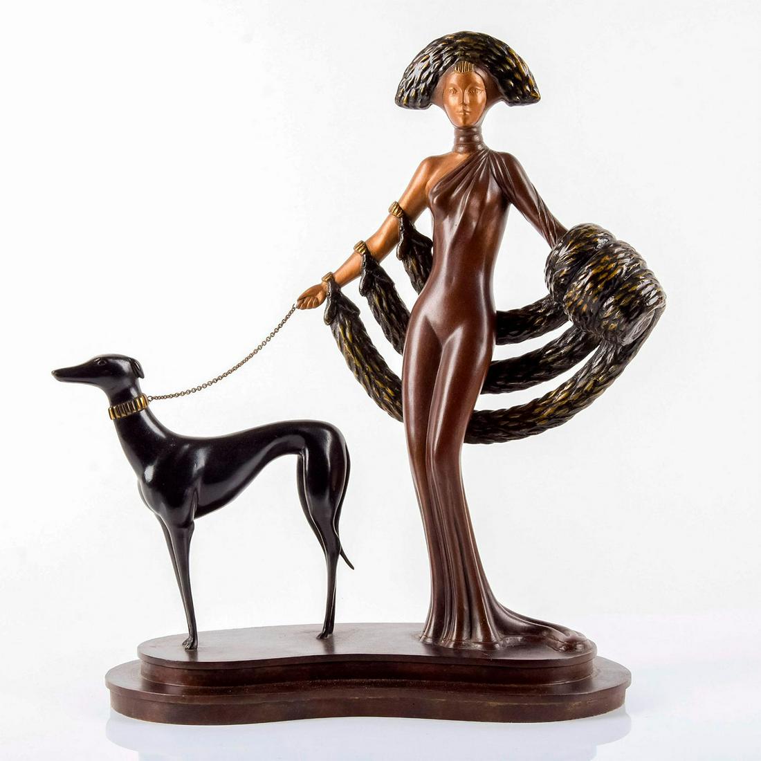 Erte (French, 1892-1990) Bronze Sculpture, Elegance (1 of 8)