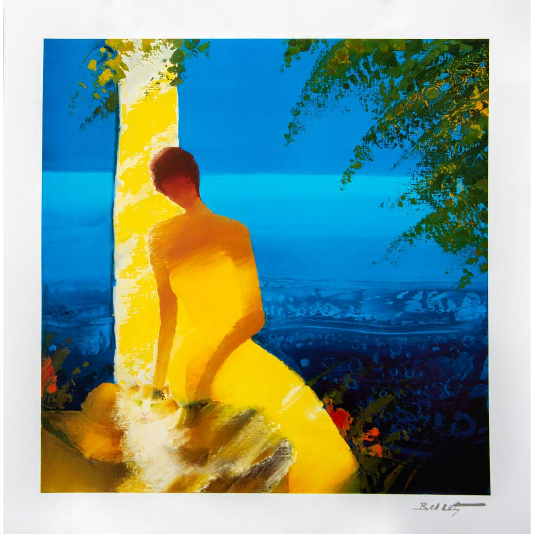 Emile Bellet (French b. 1941) Signed Seriolithograph (1 of 4)