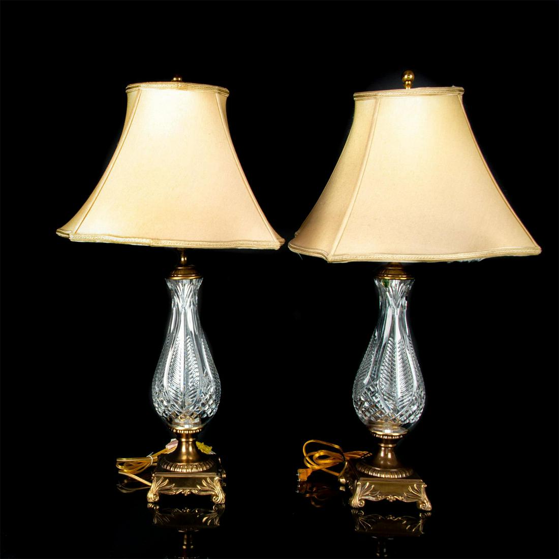 Pair of Waterford Crystal Table Lamps (1 of 6)