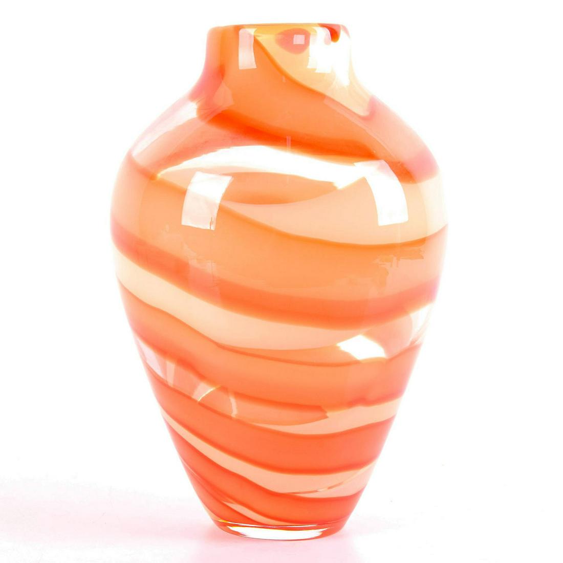 Evolution by Waterford Art Glass Vase, Red Sea (1 of 4)