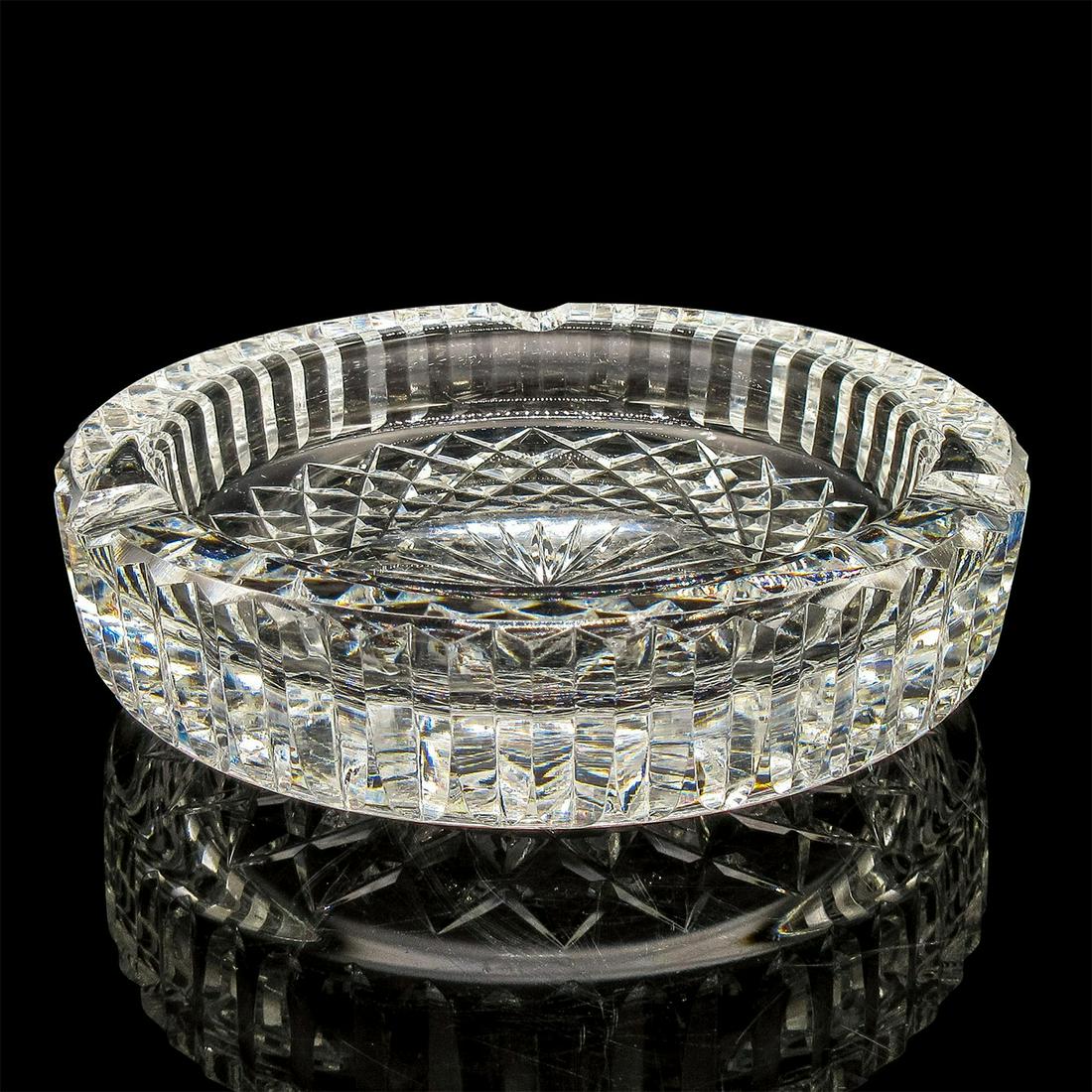 Vintage Clear Crystal Ashtray (1 of 5)