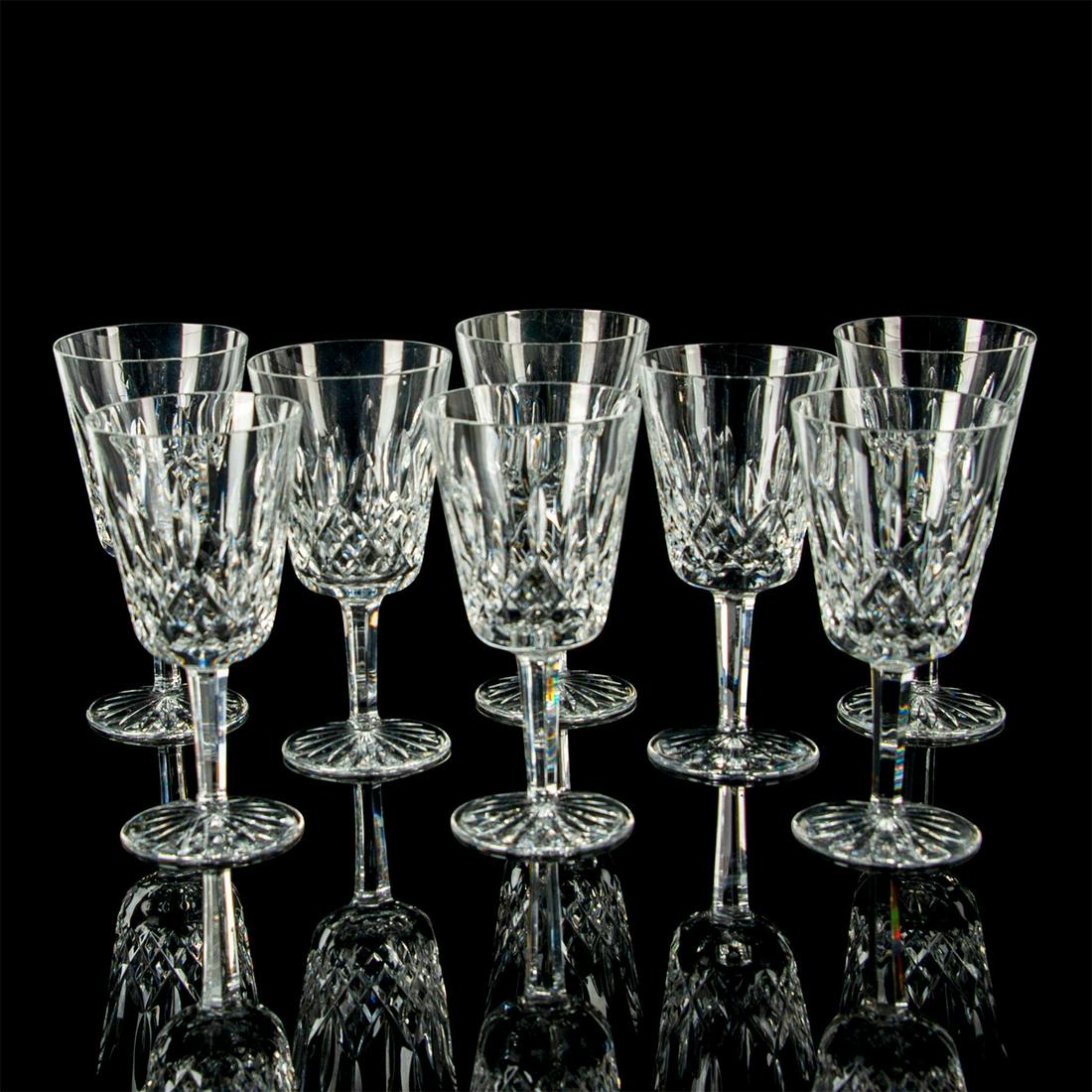 8pc Waterford Crystal Water Goblets, Lismore (1 of 3)