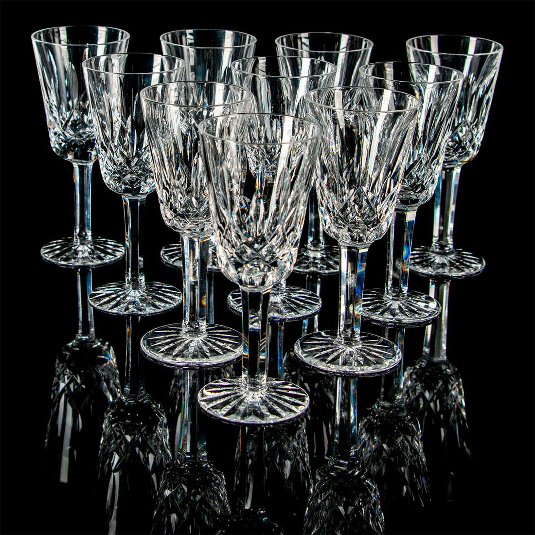 10pc Waterford Sherry Glasses, Lismore (1 of 6)