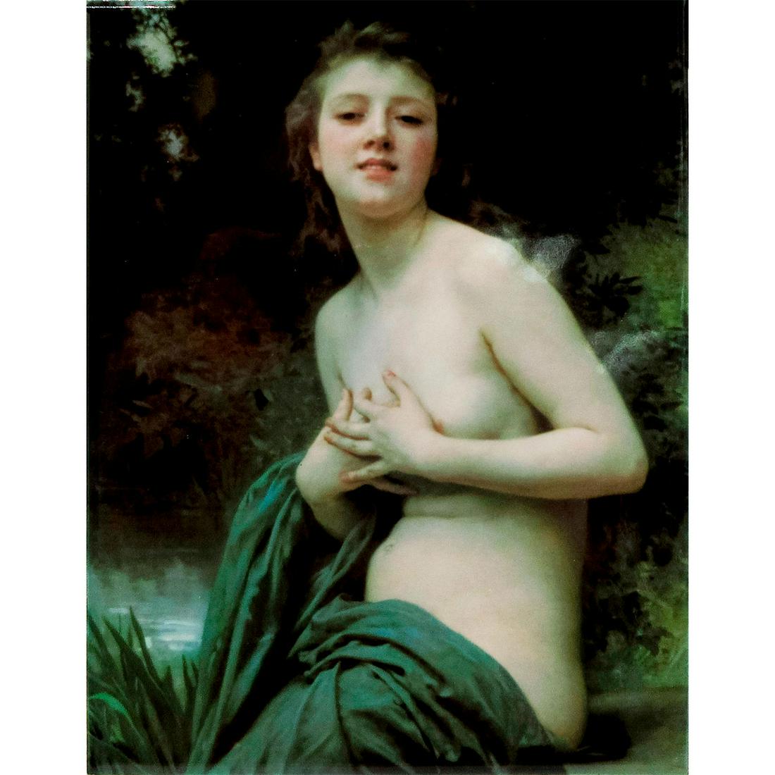 After William-Adolphe Bouguereau Ceramic Tile, Spring Breeze (1 of 2)
