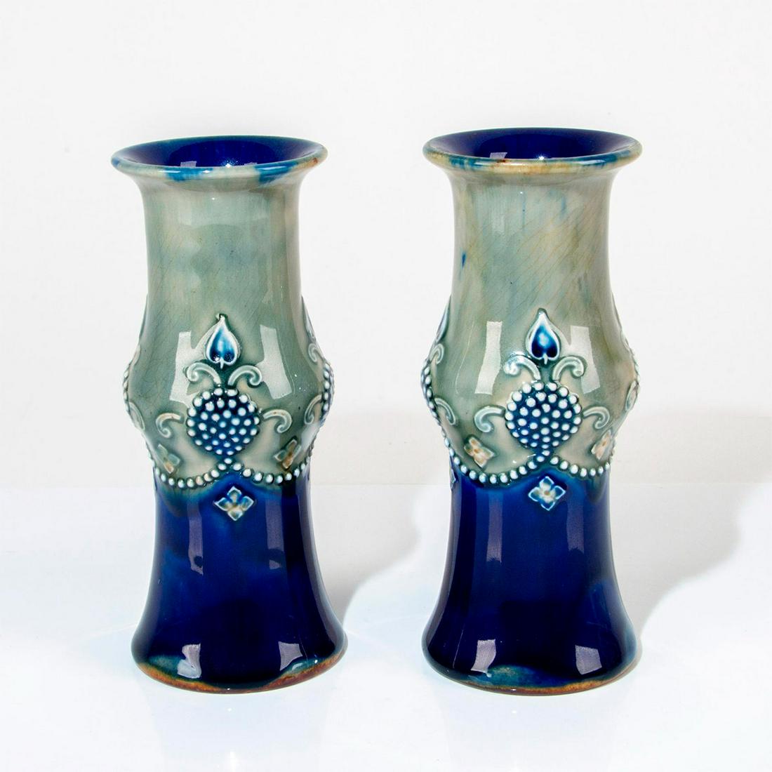 Pair of Royal Doulton Art Nouveau Vases (1 of 5)