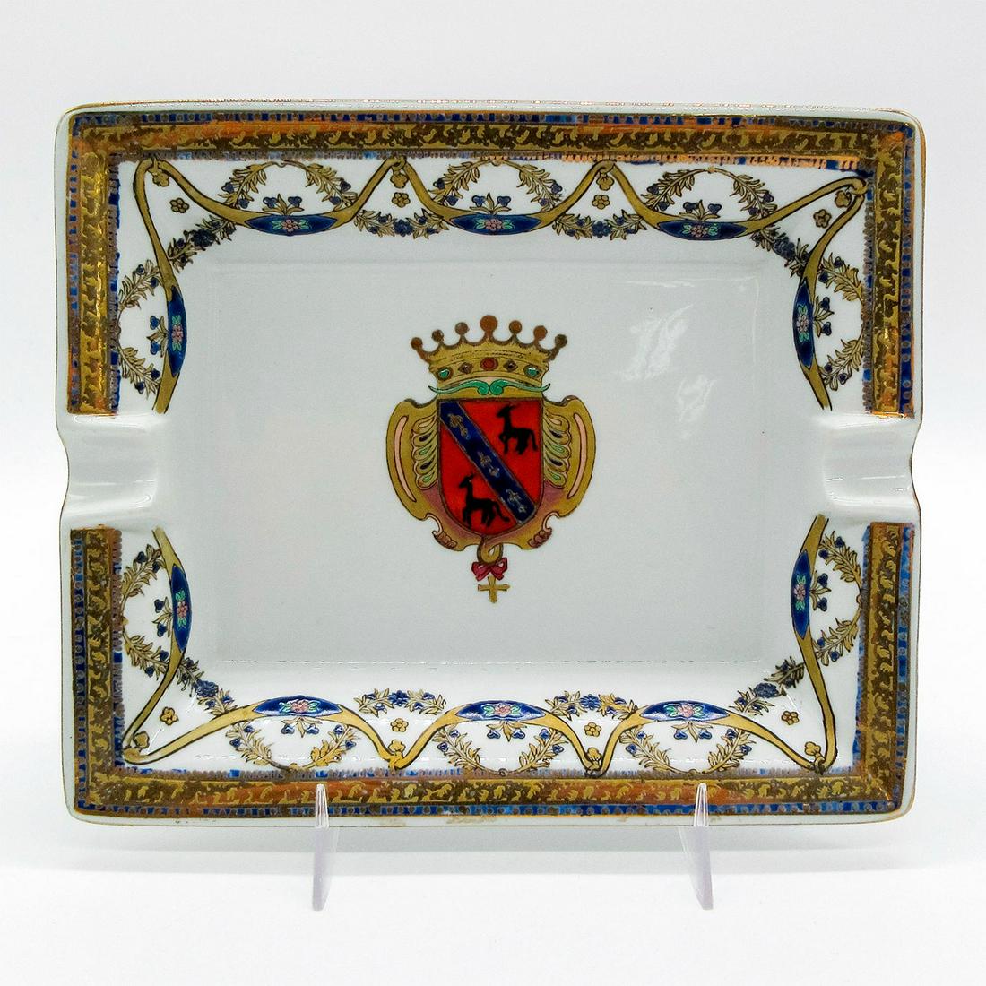 Vintage Ceramic Ashtray, Coat of Arms (1 of 5)