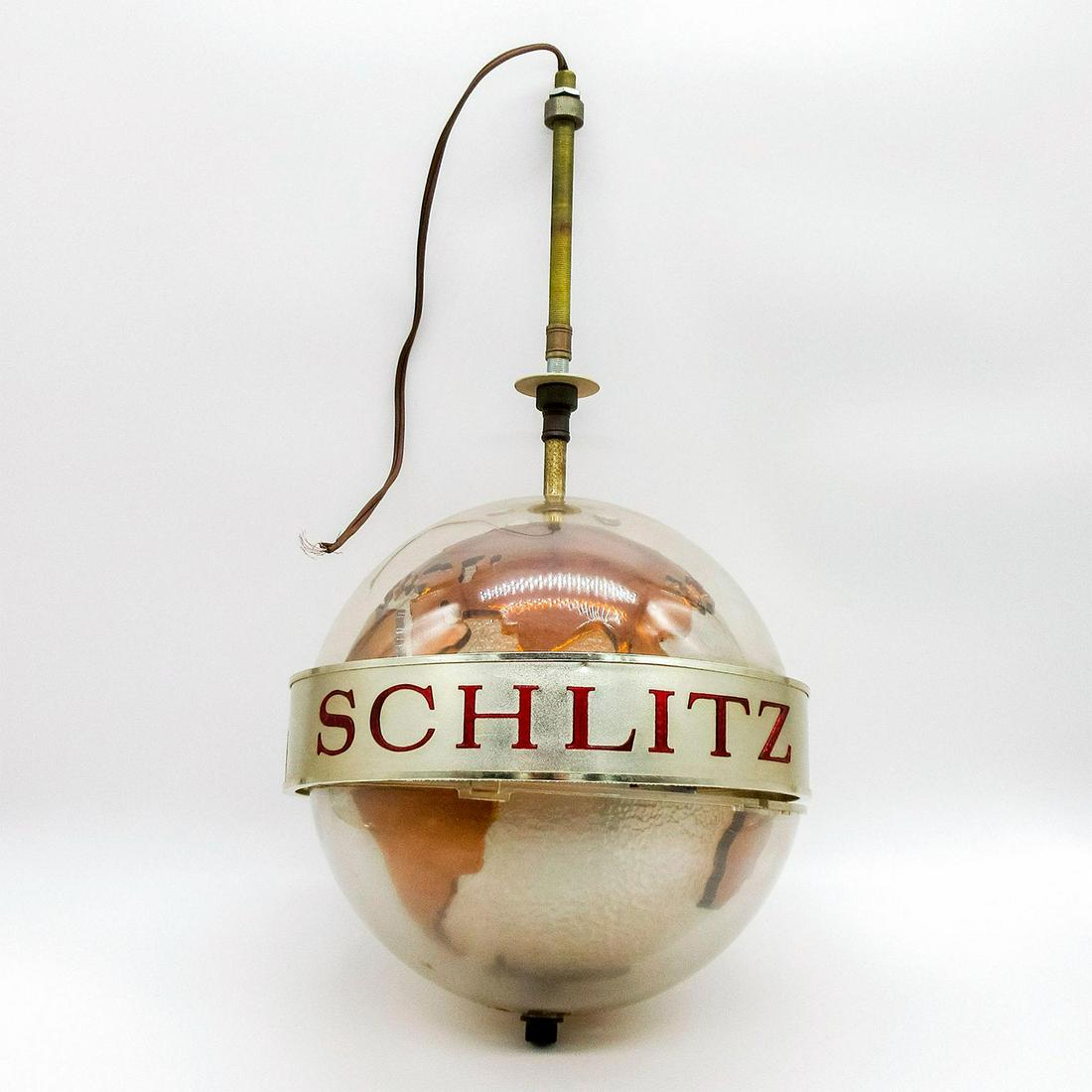 Schlitz Beer Rotating Globe Hanging Light (1 of 7)
