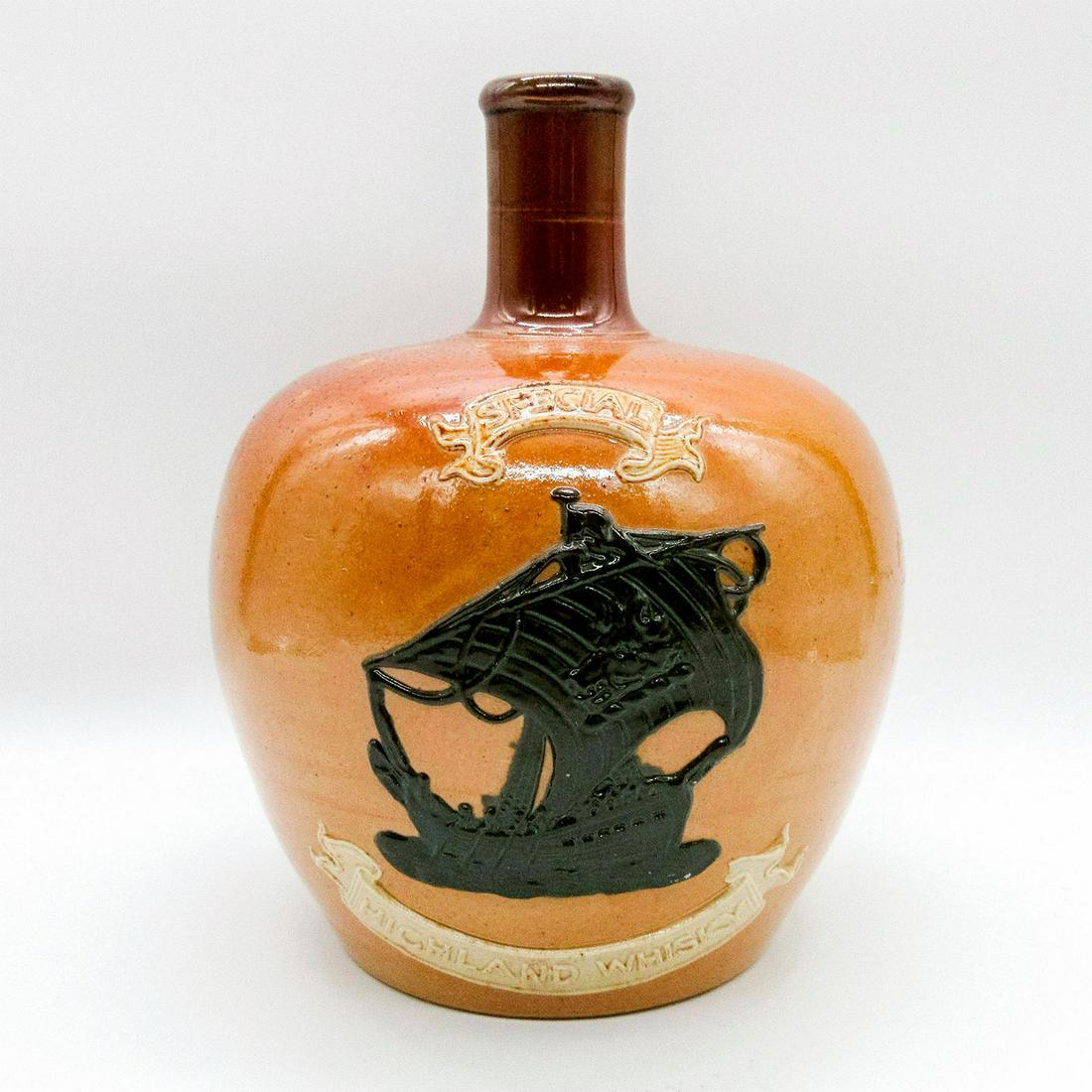 Doulton Lambeth Stoneware Highland Whisky Jug (1 of 5)