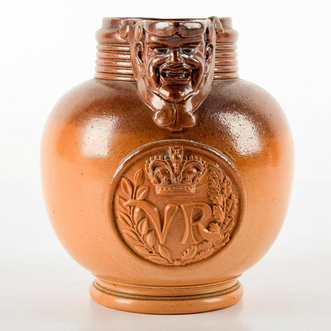 Doulton Lambeth Stoneware Queen Victoria Jug (1 of 5)