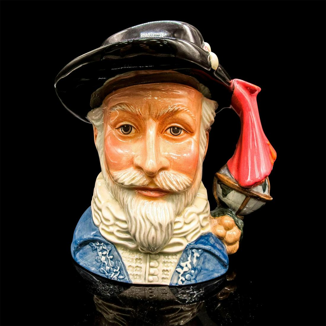 Sir Walter Raleigh D7169 - Large - Royal Doulton Character Jug (1 of 7)