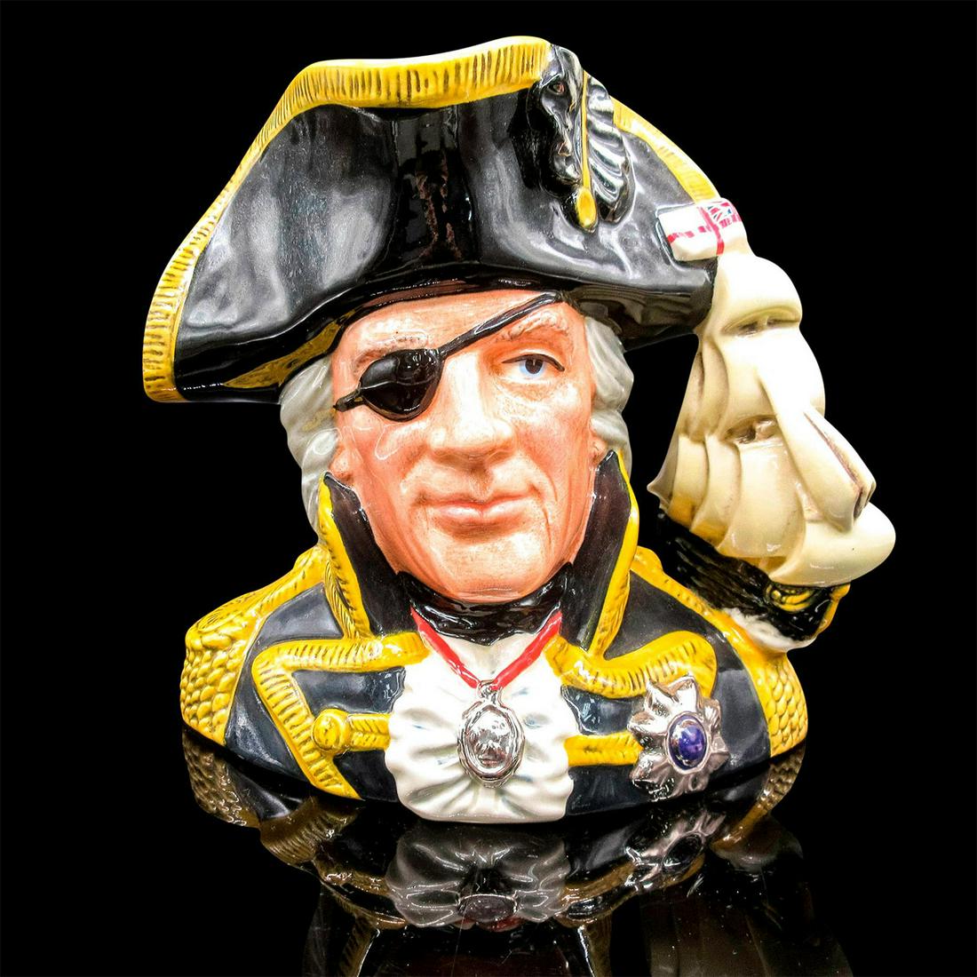 Vice Admiral Lord Nelson D6932 - Large - Royal Doulton Character Jug (1 of 7)