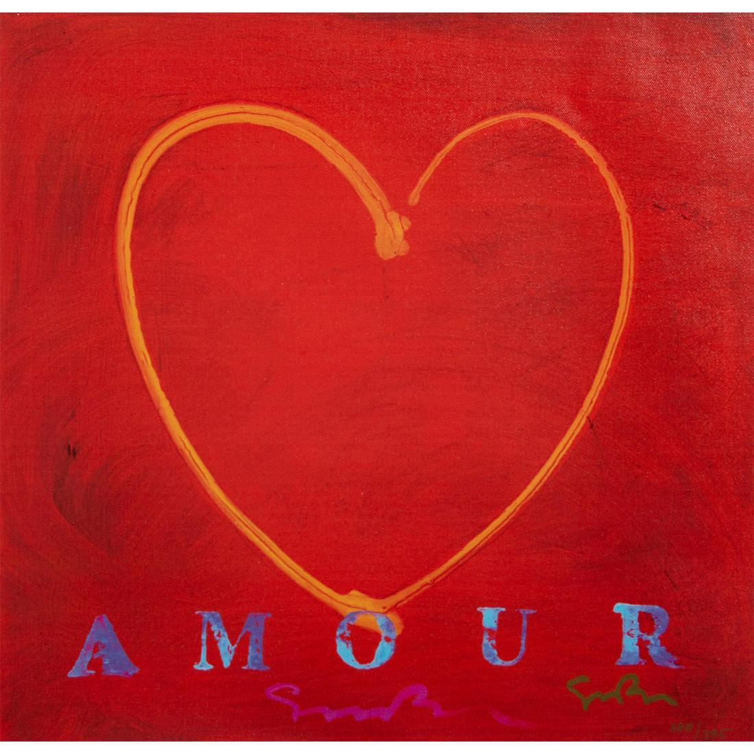 Simon Bull (British b.1958) Giclee on Canvas, Amour (1 of 4)
