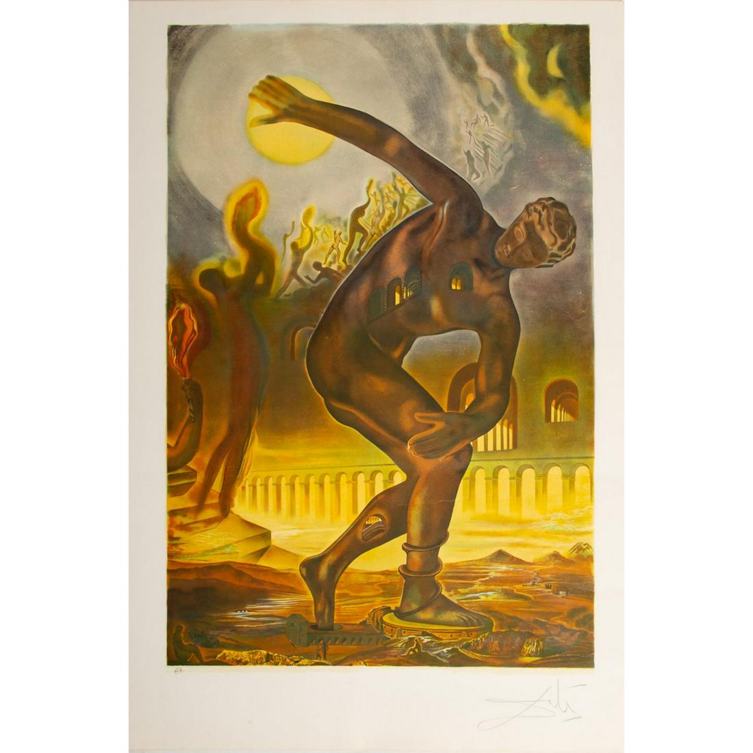 Salvador Dali (Spanish 1904-1989) Victorious Athlete Litho (1 of 6)