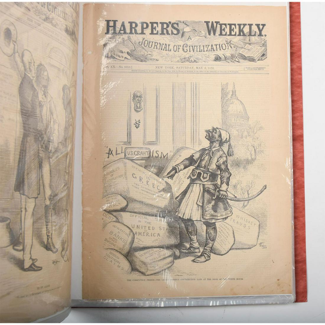 84pc After Thomas Nast Harper's Weekly Wood Engraving Prints (1 of 7)