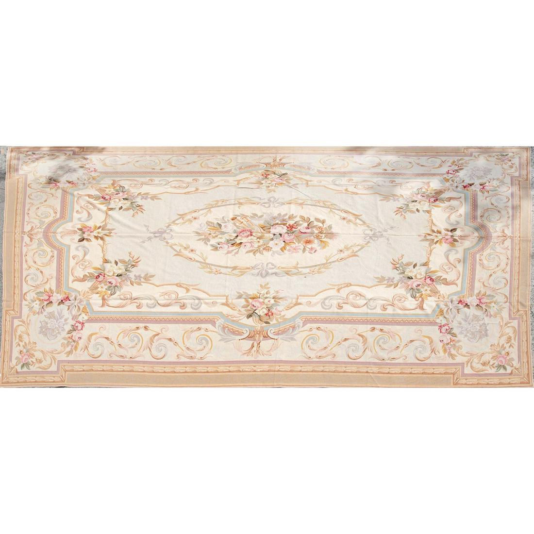 Large French Aubusson Style Area Rug (1 of 5)
