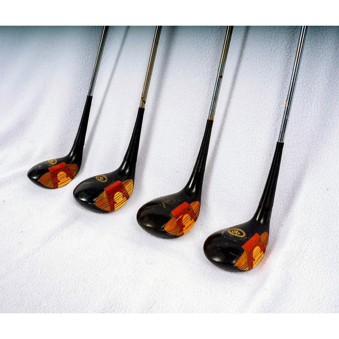 MacGregor Keyhole Persimmon Wood Driver Set 1,2,3, and 4 (1 of 10)