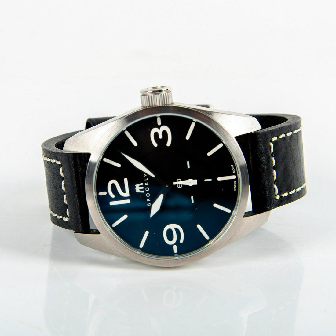 Brooklyn Watch Co. Lafayette Black Dial Quartz Watch (1 of 11)