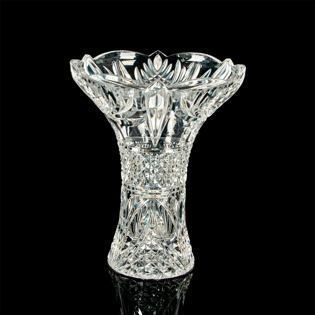Modern Godinger Shannon Crystal Peony Vase (1 of 4)