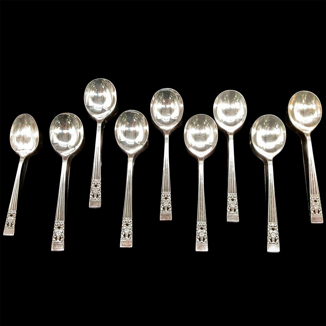 9pc Vintage Community Silver Plated Flatware, Coronation (1 of 3)