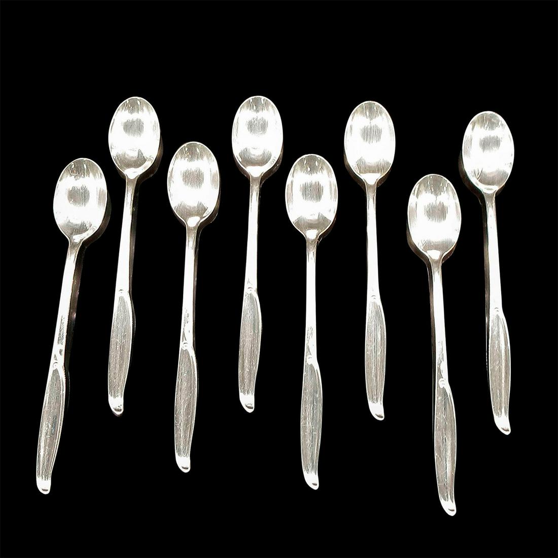 8pc Oneida WM Rogers Silver Plated Desert Spoons (1 of 3)