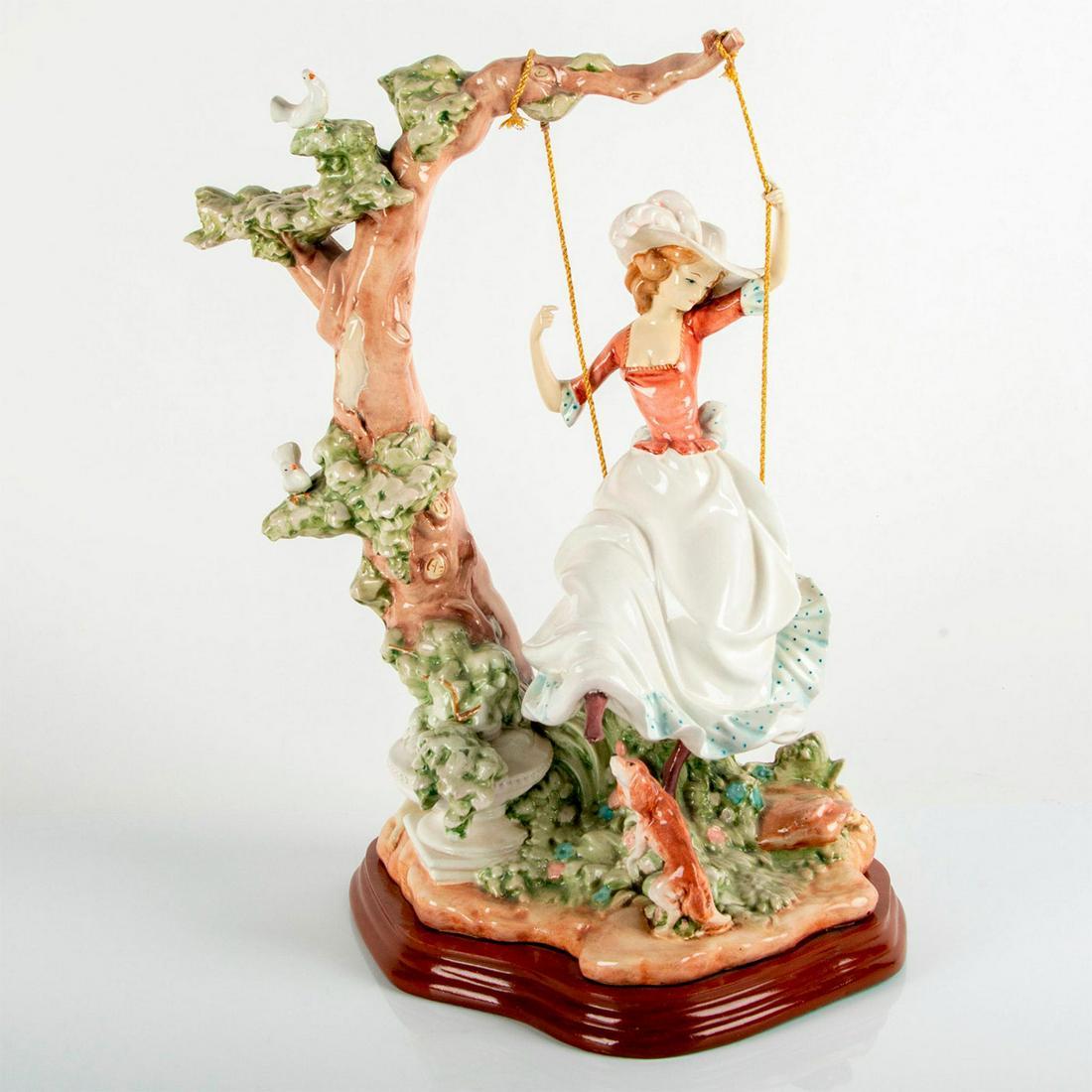 Victorian Girl on Swing Figurine (1 of 4)