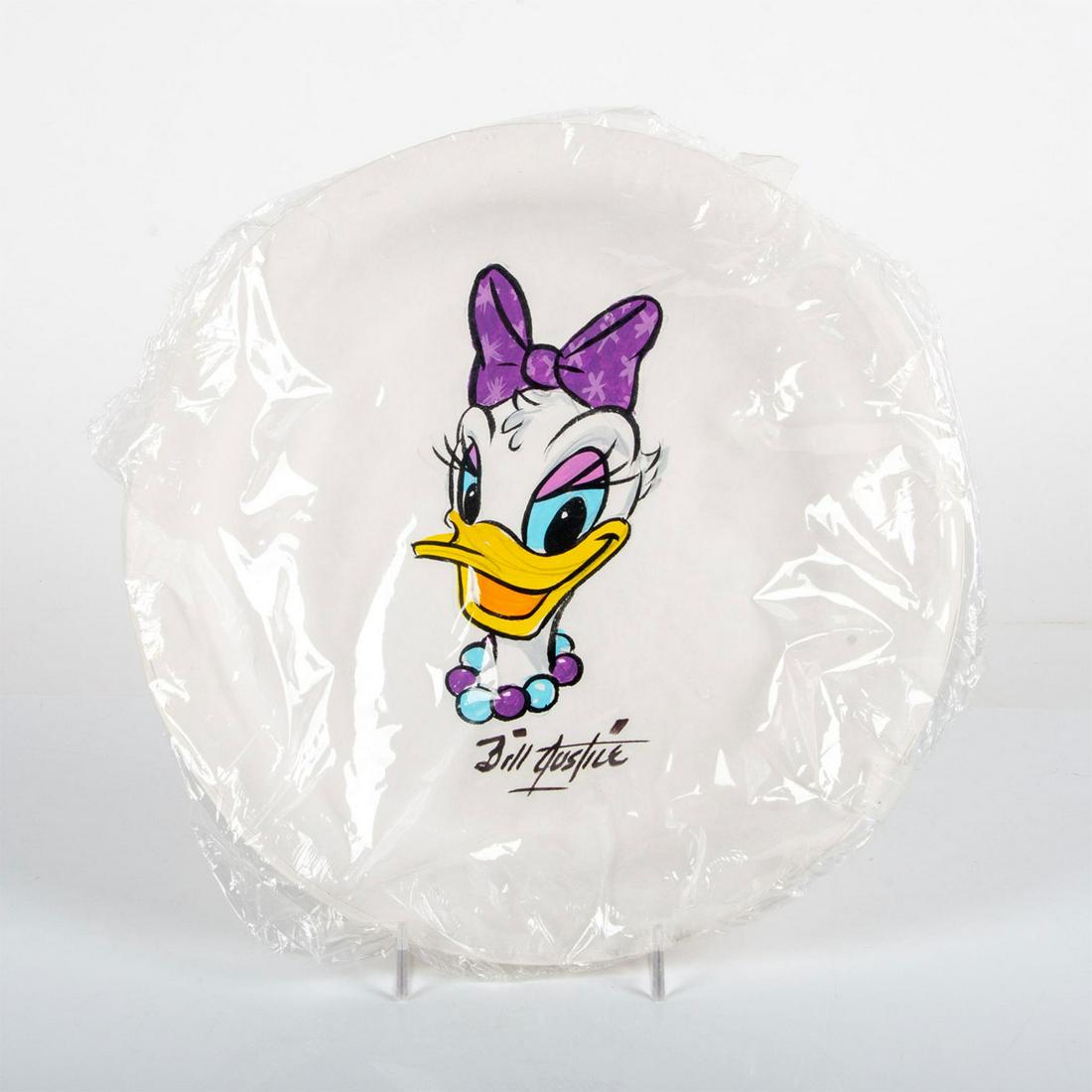 Bill Justice (American 1914-2011) Signed, Plate Painting (1 of 4)