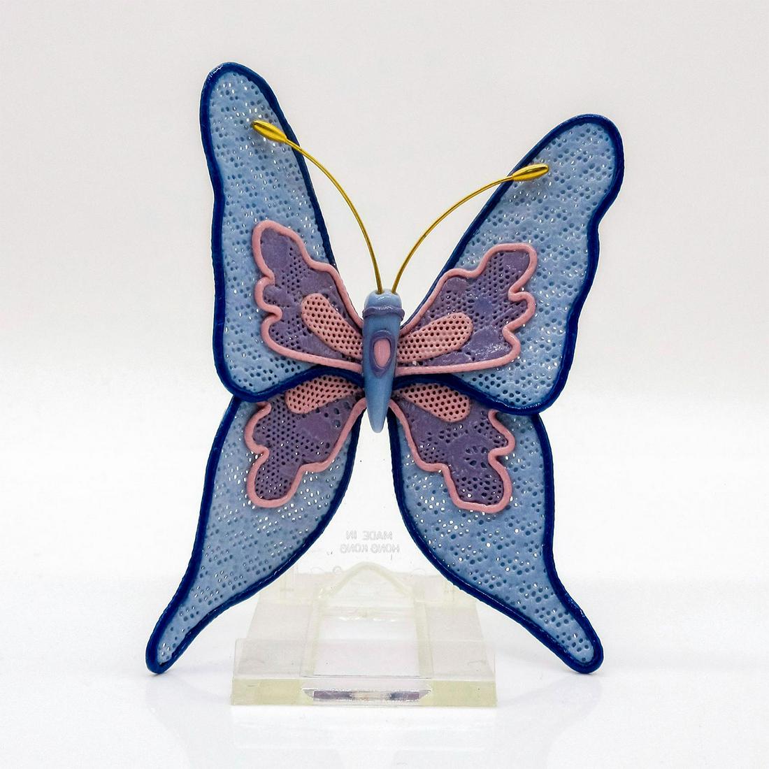 Blue Butterfly 1001681 - Lladro Porcelain Decor (1 of 2)