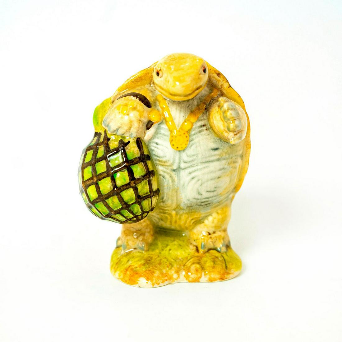 Mr. Alderman Ptolemy - Beswick Beatrix Potter's Figurine: Beswick Backstamp. Brown, grey, and green. Artist: Graham Tongue Issued: 1973 - 1997 Dimensions: 3.5''H Manufacturer: Beswick Country of Origin: England