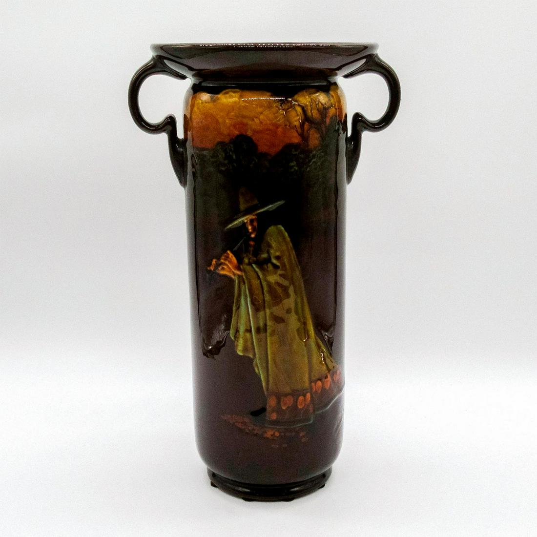 Antique Royal Doulton Kingsware Vase, Pied Piper (1 of 5)