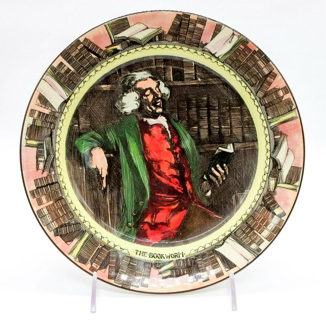 Royal Doulton Bookworm - Scholarly Gentlemen Plate (1 of 2)