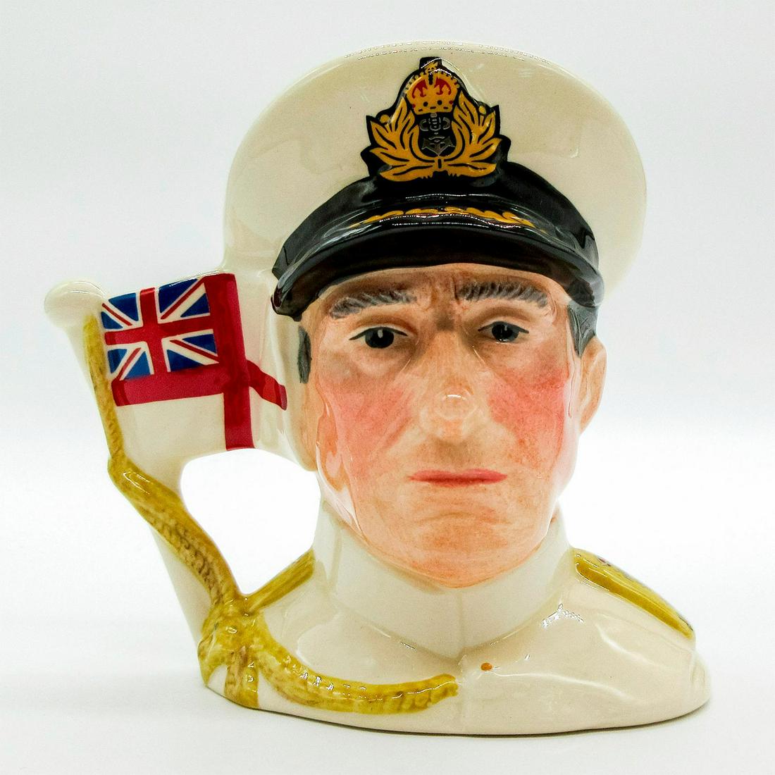 Earl Mountbatten of Burma D6851 - Small - Royal Doulton Character Jug (1 of 4)