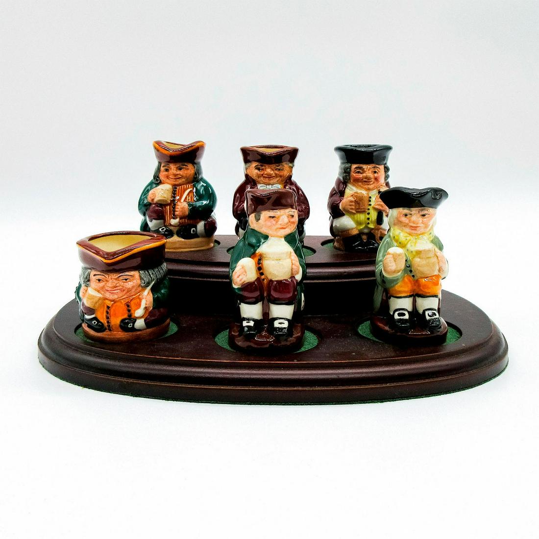 Tiny Tobies Set with Base - Tiny - Royal Doulton Character Jugs (1 of 3)